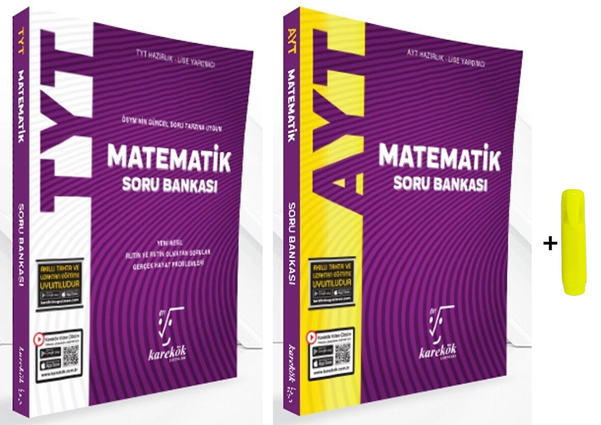 Karekök Tyt Ve Ayt Matematik Soru Bankası Seti Yeni