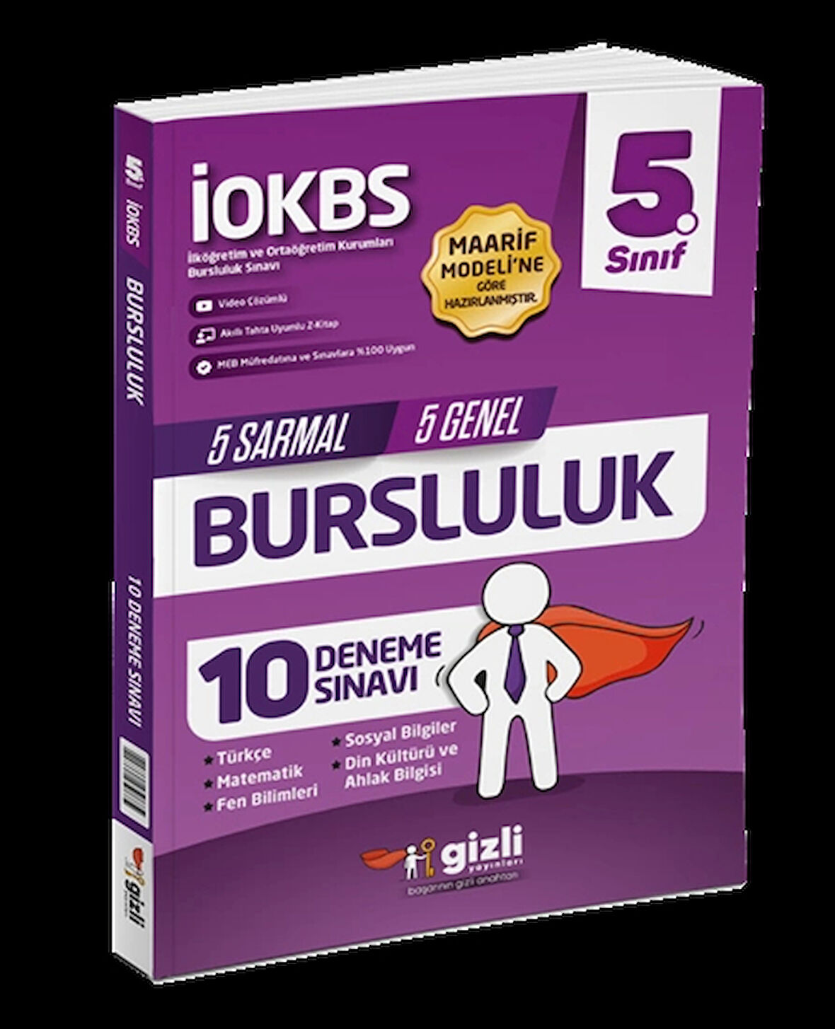 Gizli 5. Sınıf İOKBS Bursluluk 10 Deneme Sınavı Ve Soru Bankası Maarif Model