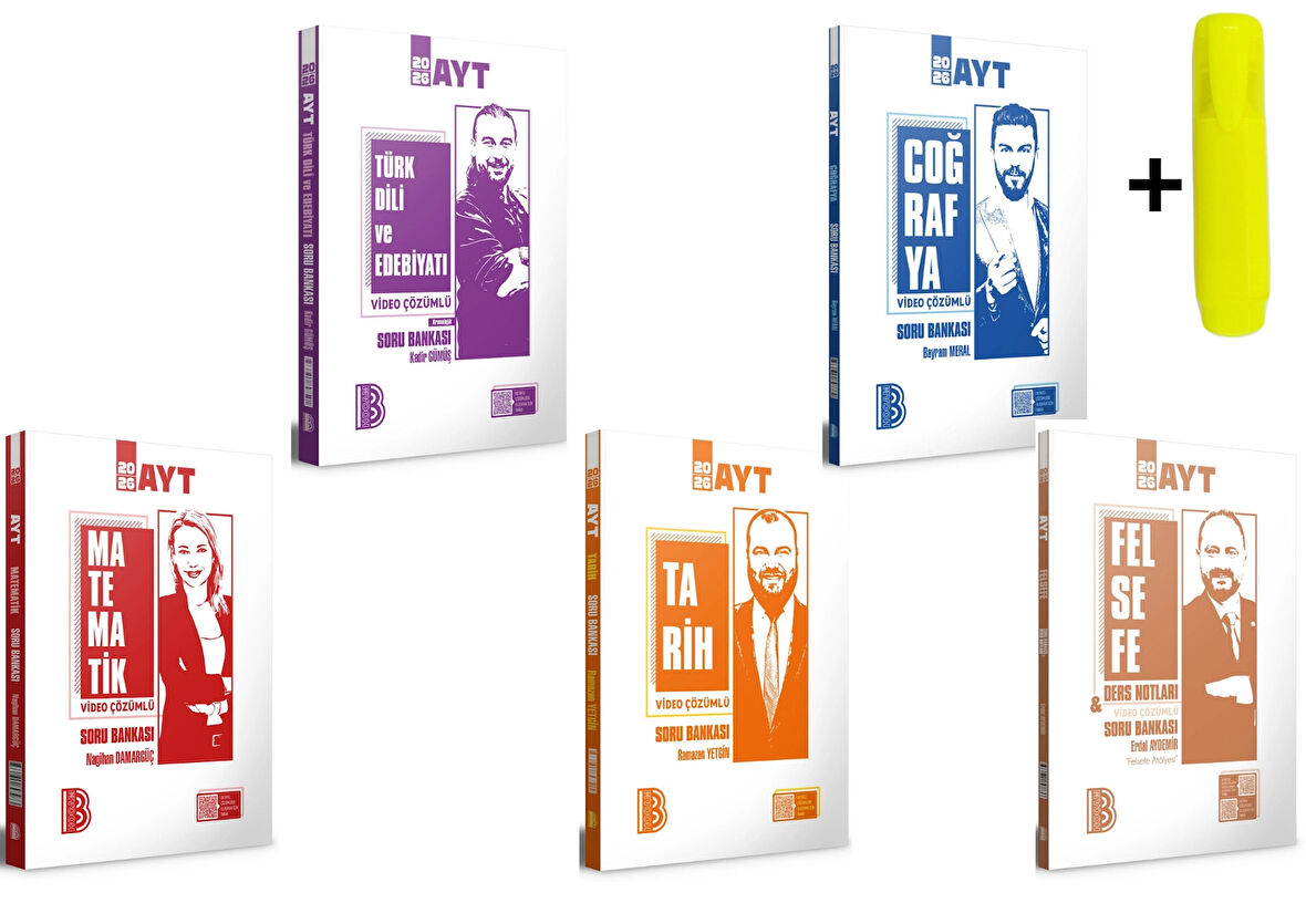 Benim Hocam AYT Matematik Edebiyat Tarih Coğrafya Felsefe Soru Bankası - 2026