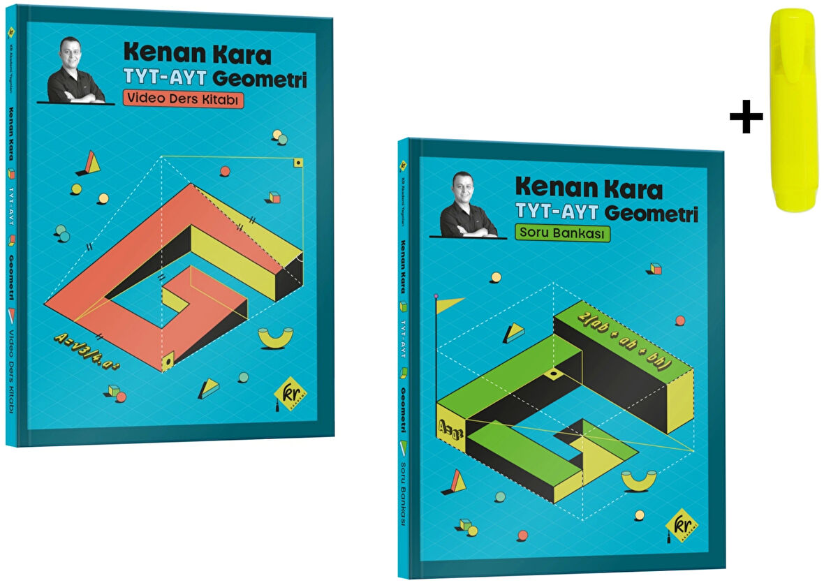 Kr Akademi Kenan Kara İle TYT - AYT Geometri Video Ders Ve Soru Kitabı Seti
