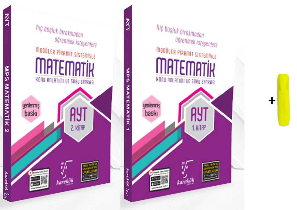 AYT Matematik 1. Ve 2.Kitap Seti Yeni