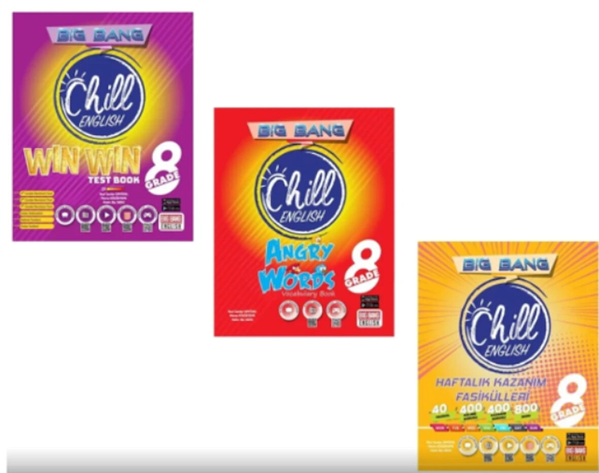 LGS 8. Grade Big Bang Chill Hazırlık Seti 3 Kitap
