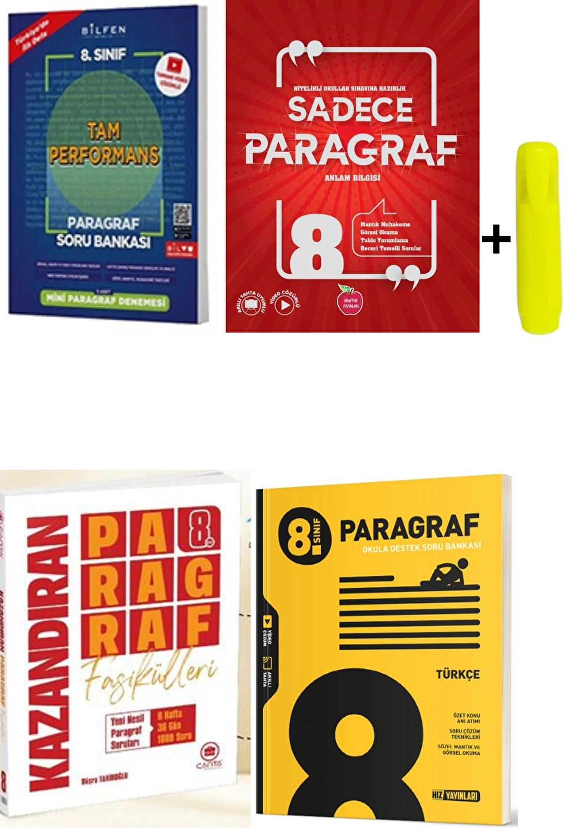 Hız Bilfen Çanta Newton LGS Paragraf Soru Bankası Seti Yeni