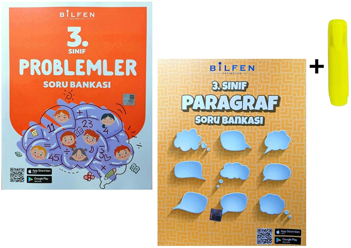 Bilfen Yayınları 3. Sınıf Problem Paragraf Soru Bankası Seti