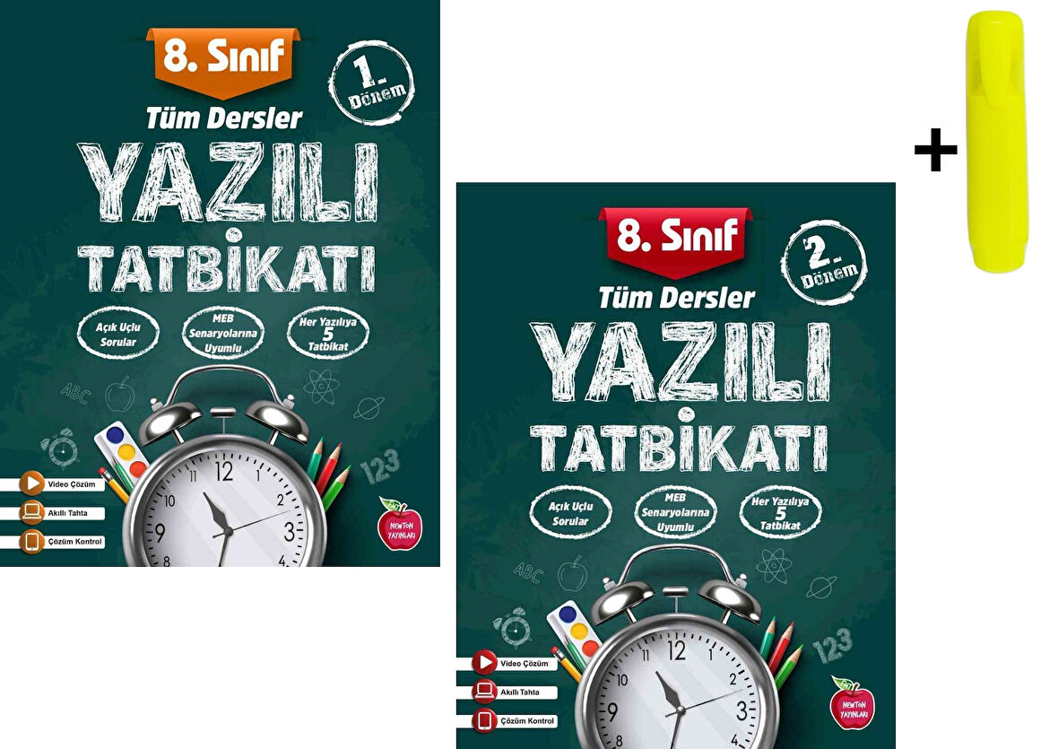 Newton Yayınları 8.Sınıf Yazılı Tatbikatı !.Dönem Ve 2.Dönem Tüm Dersler
