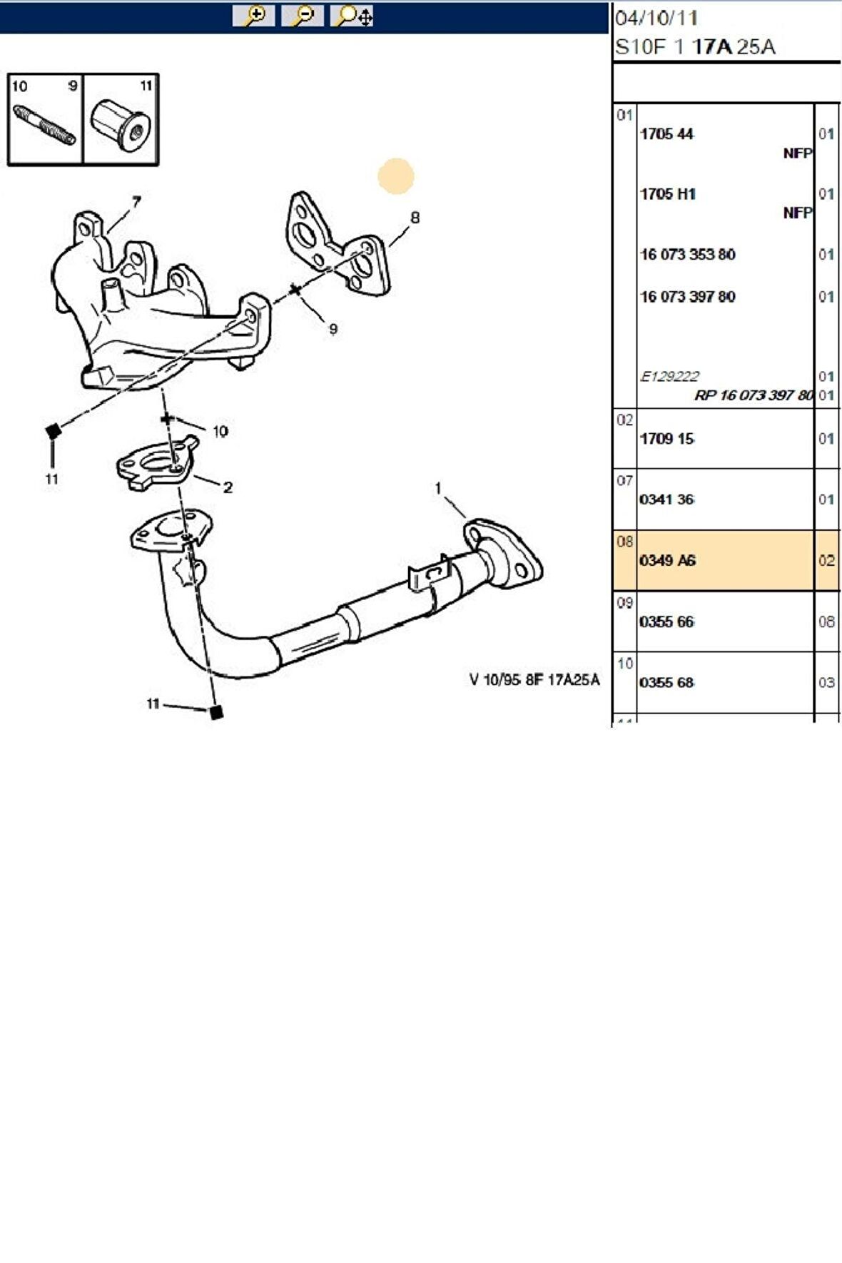 Egzoz Manifold Contası Tkm (023697581-0349A6-170915)