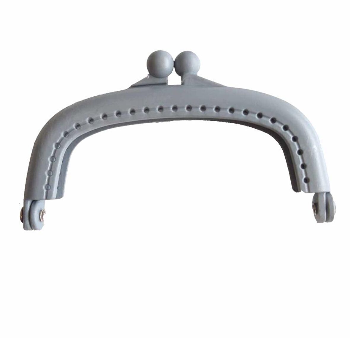 9 cm plastik cüzdan klipsi Gri PC21