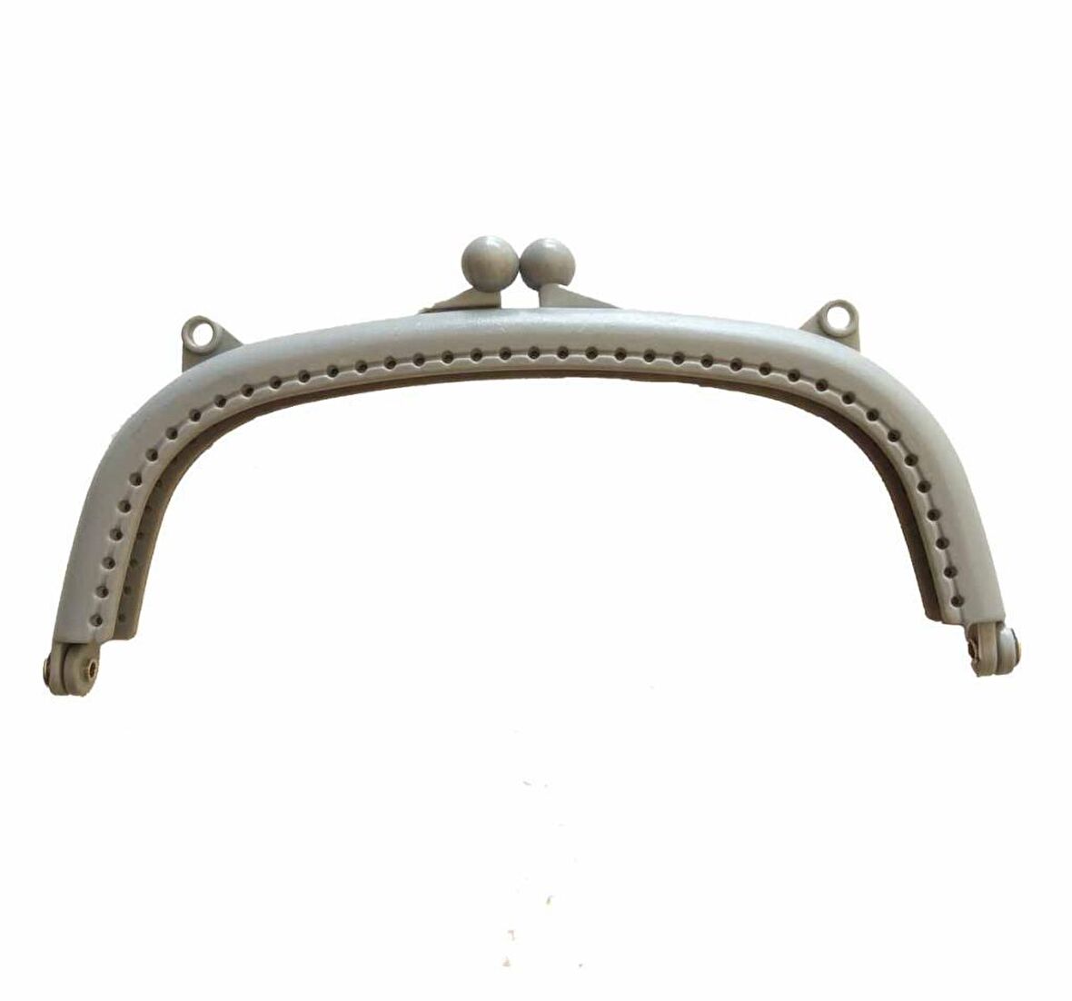 16 cm Plastik Cüzdan Klipsi Gri