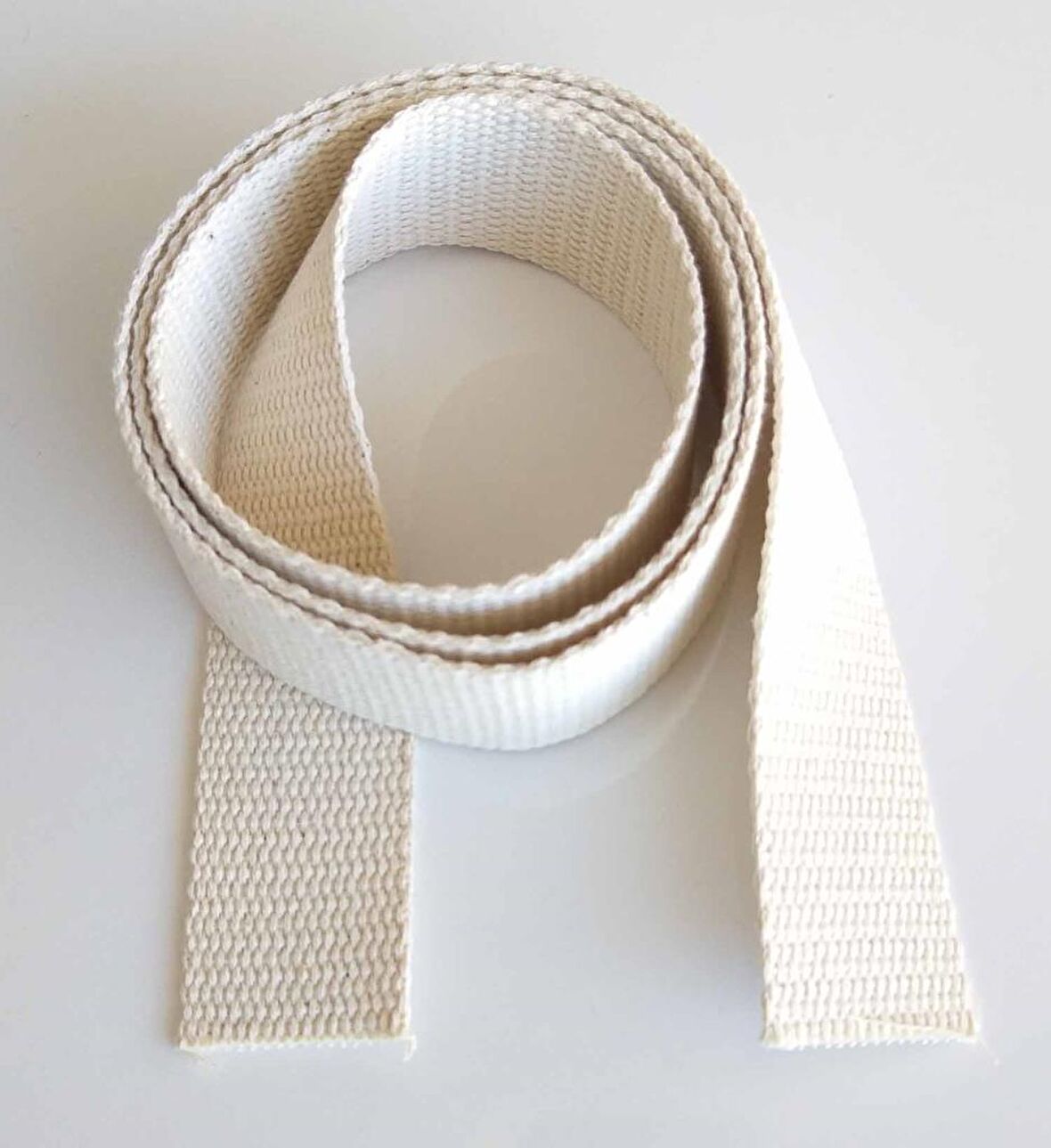 4 Cm Pamuklu Kolon 2 Metre Krem Renk
