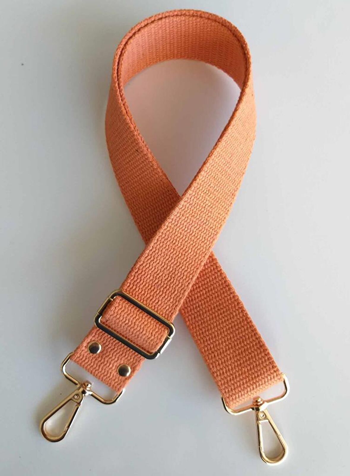 Pamuklu Kolon 120x4 Cm Light Gold Metal Turuncu