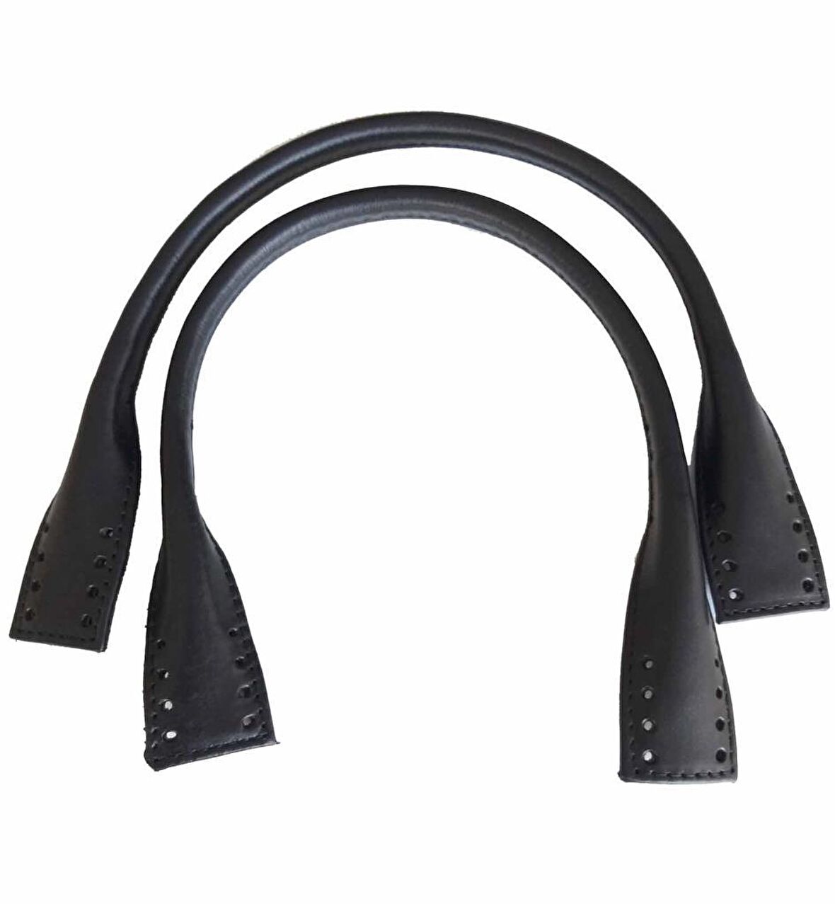 Gerçek Deri Kısa Pelikan Model Çanta Sapı Siyah Renk