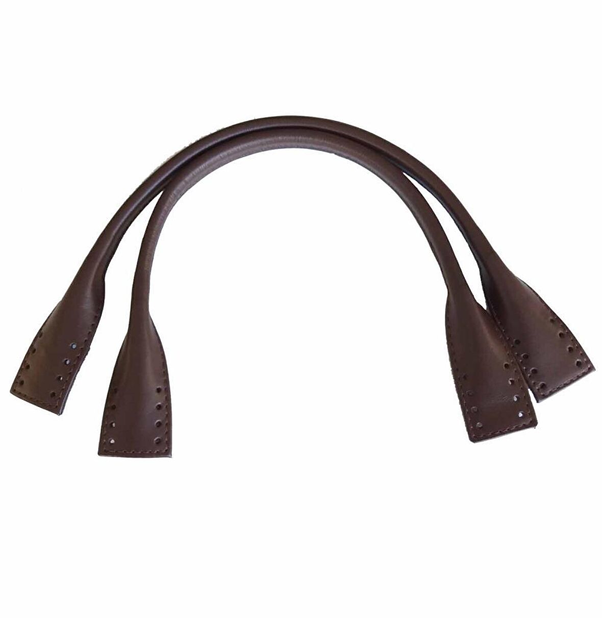 Gerçek Deri Kısa Pelikan Model Çanta Sapı Koyu Kahve Renk