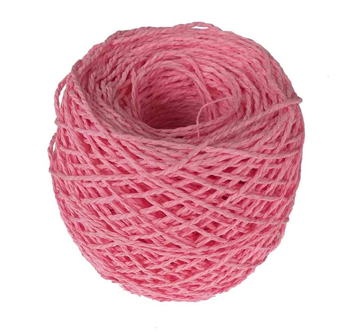 Sarılmış Kağıt İp Mercan Renk 100 Gram
