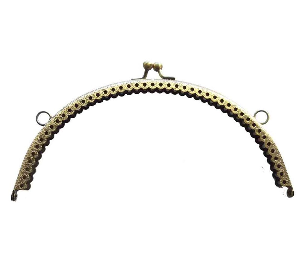 Oval Cüzdan Klipsi 20 Cm Antik Renk