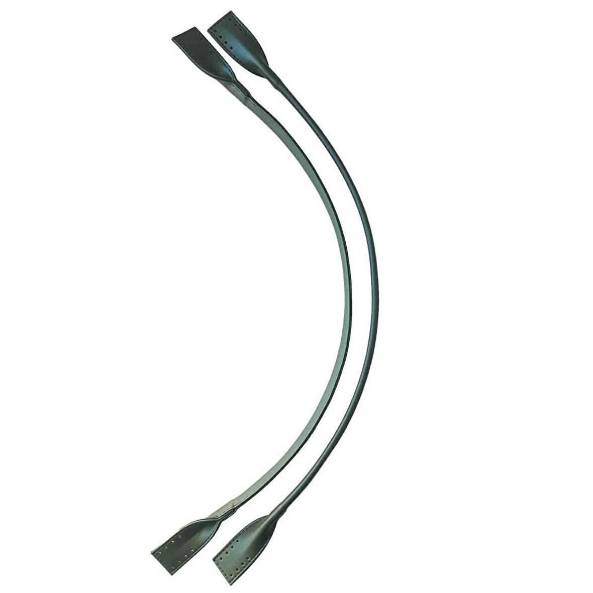 Suni Deri Pelikan Model Çanta sapı Haki Yeşili Renk 65 cm