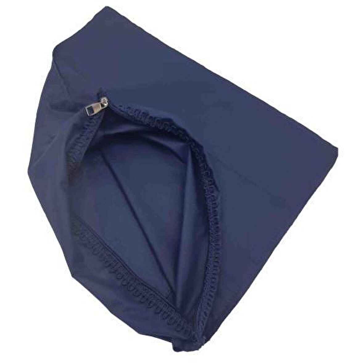 Lacivert Renk 45x45 cm, Dikilmiş Halde, Fermuarlı  Astar