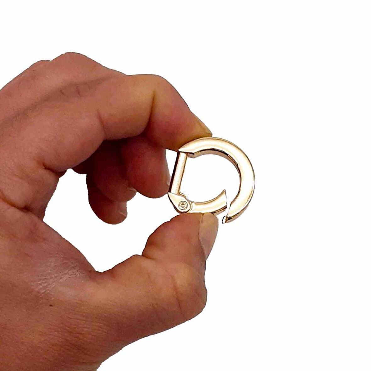 D Model Yaylı Halka Light Gold