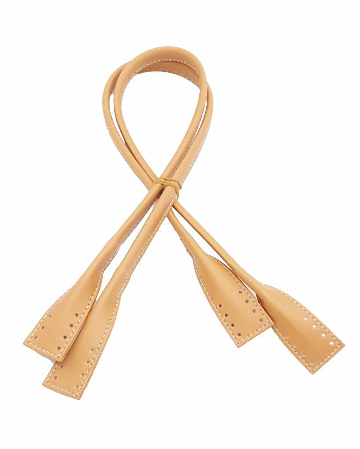 Suni Deri Pelikan Model Çanta Sapı Hardal Renk