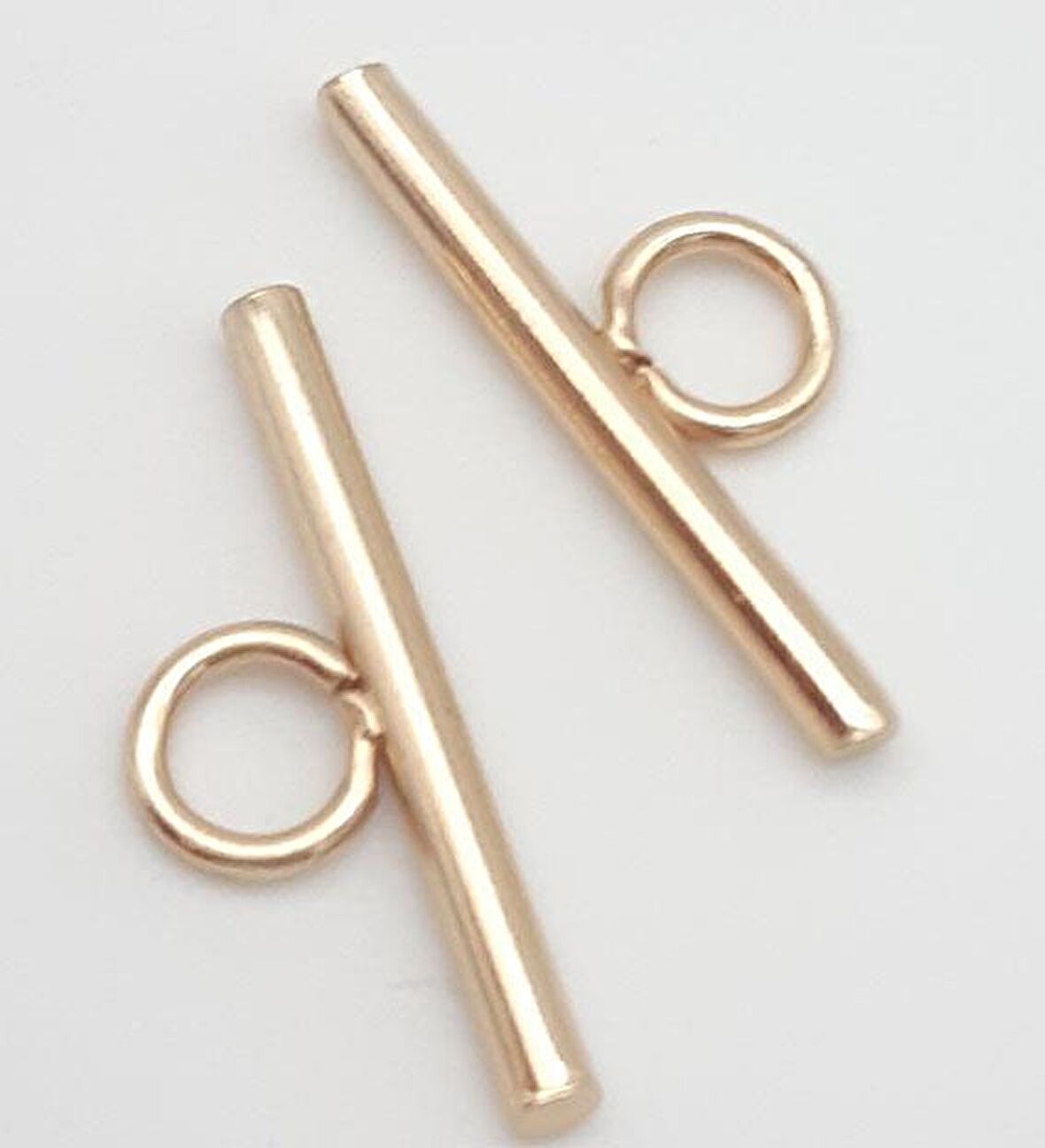 Zincir Uçları İçin Light Gold Renk T Metal