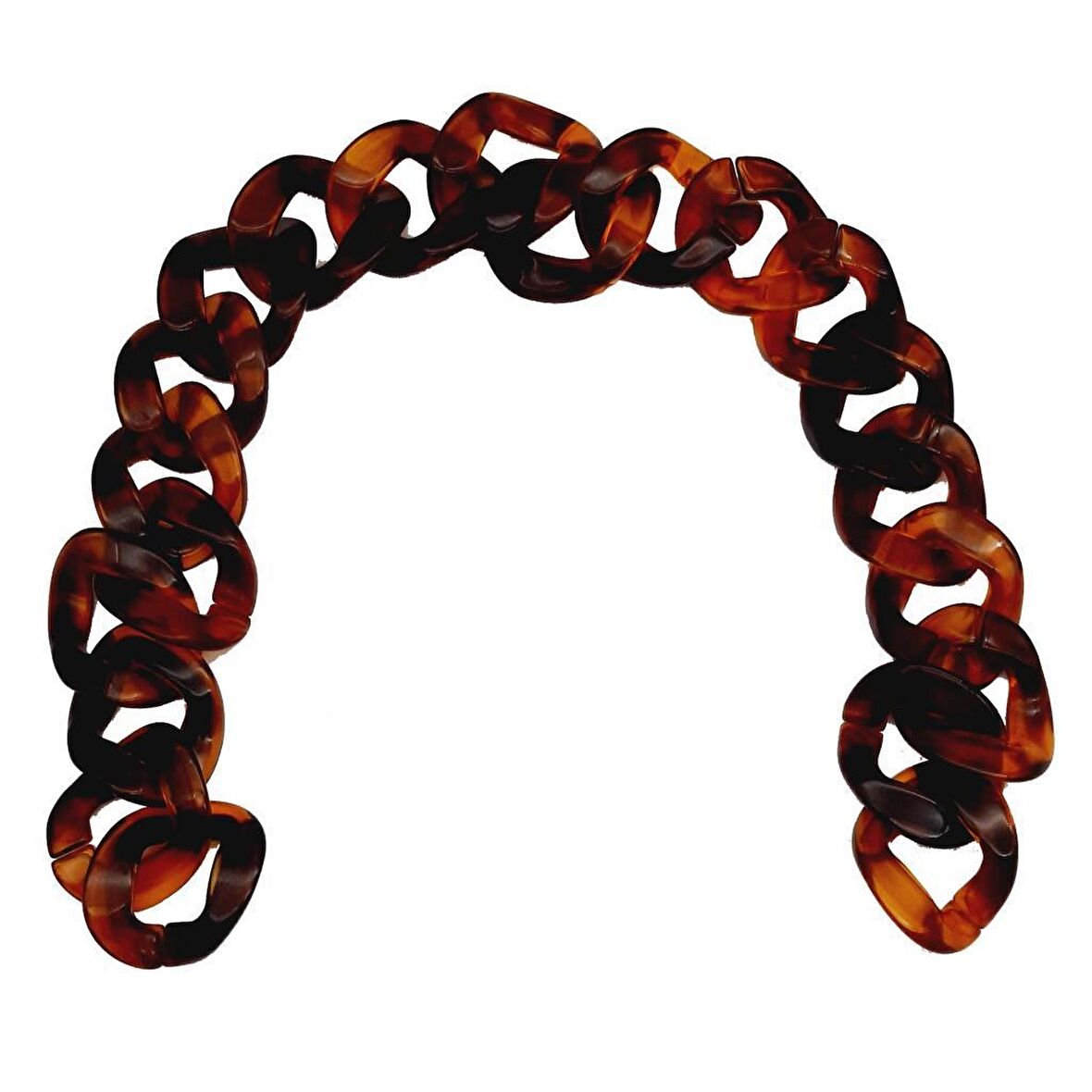 45cm Akrilik Leopar Desenli Çanta Zinciri