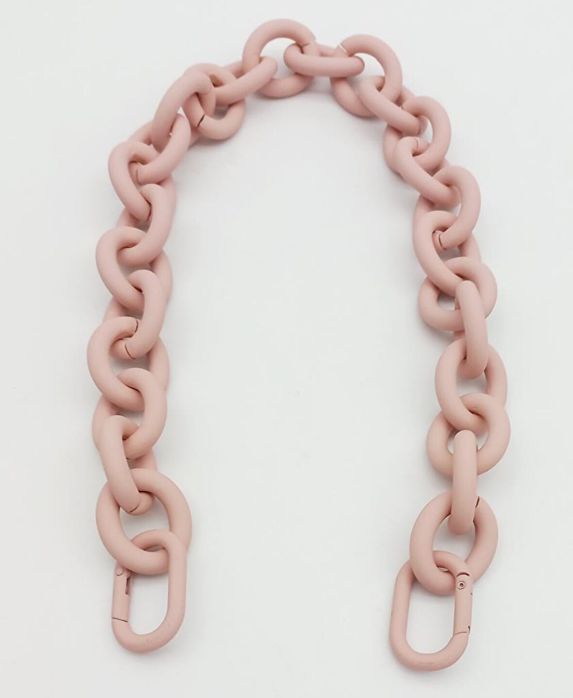 48 cm Pudra Renk Buzlu (Mat) Zincir
