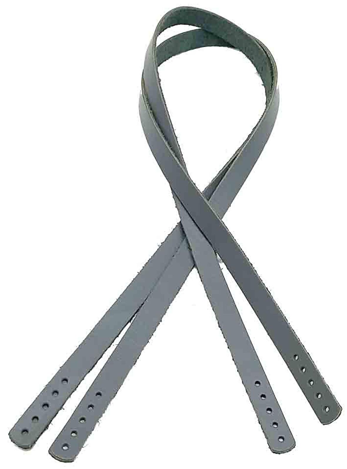 Gerçek Deri 70X1.2 Cm Gri Renk Çanta Sapı