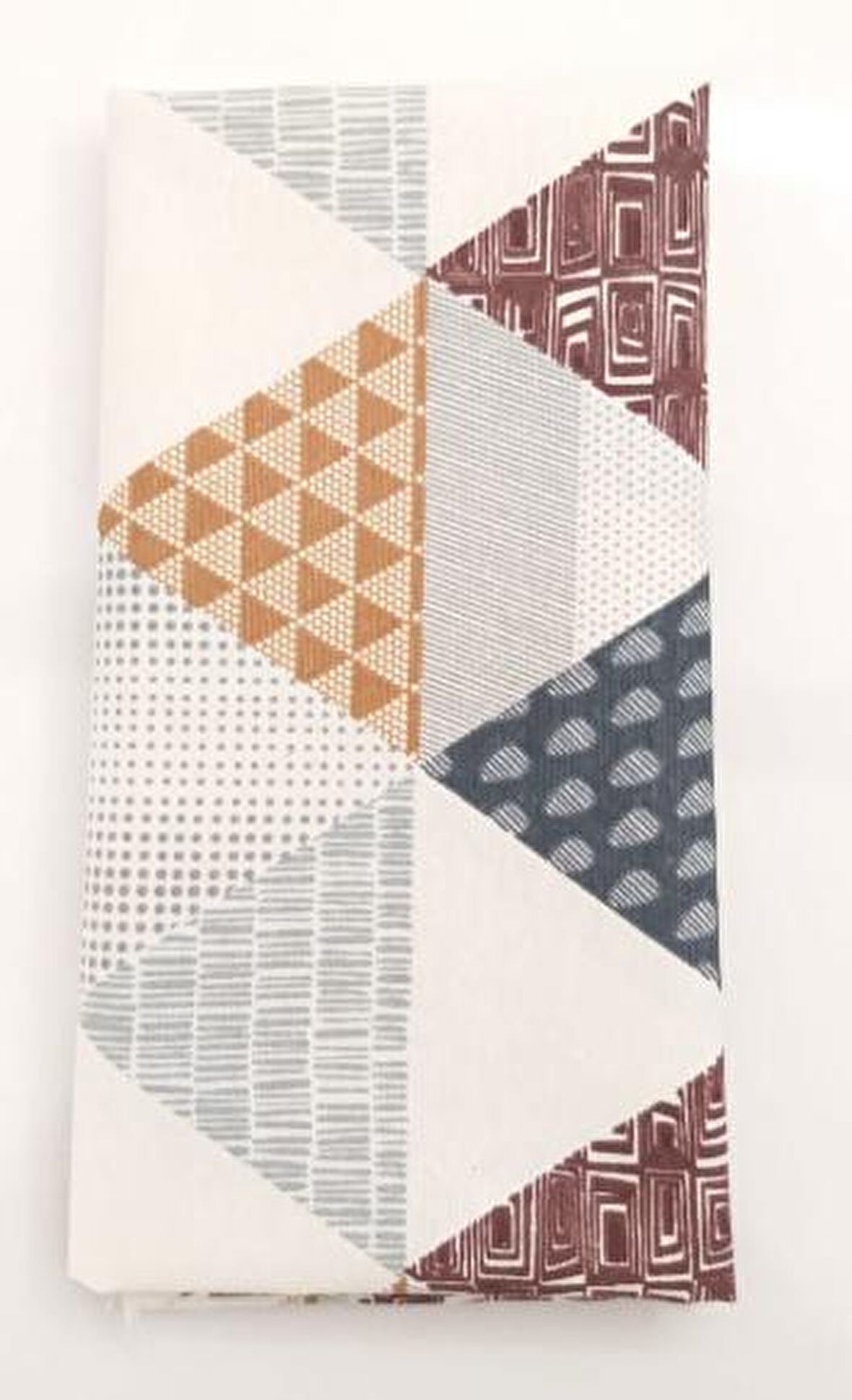 90X50 Cm Duck Kumaş Astarlık Üçgen Desen