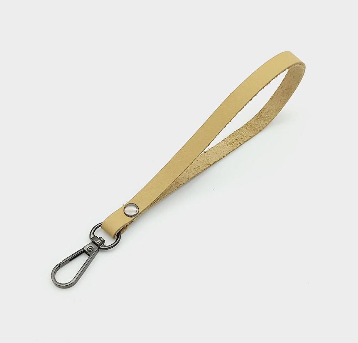 Gerçek Deri Ham Doğal Renk Elcik Füme Metalli