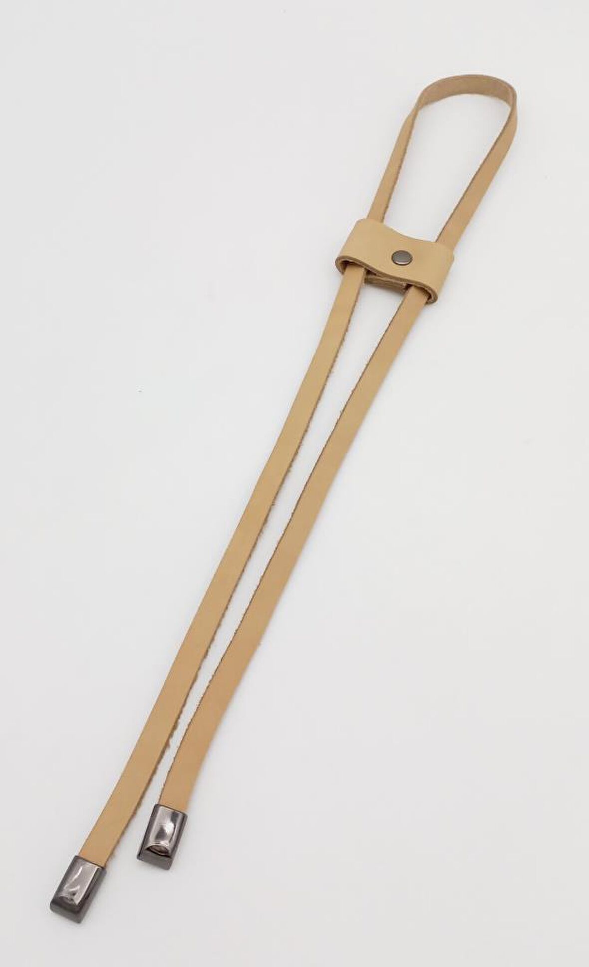 Ham Doğal Gerçek Deri Büzgü Füme Metalli