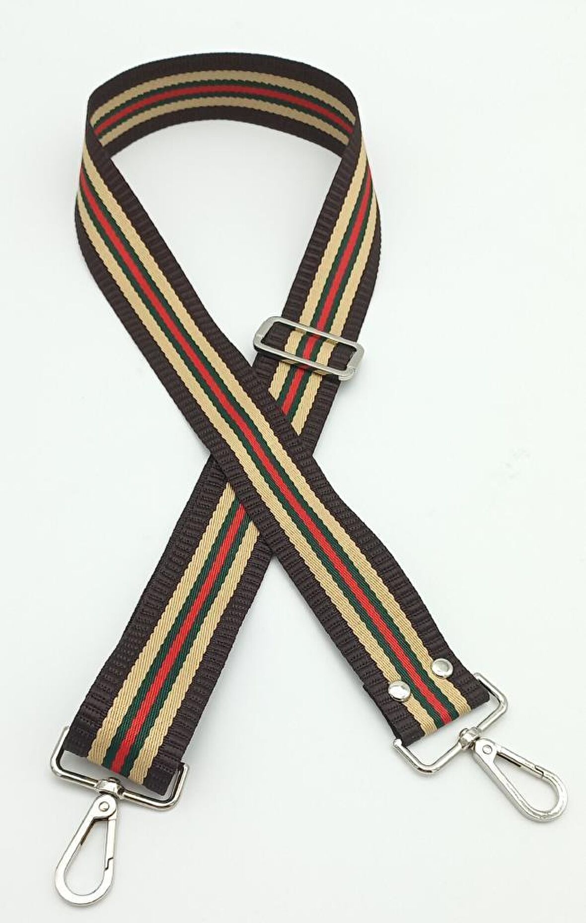 Polyester Kolon 120X4 Cm No:3 Gümüş Metalli