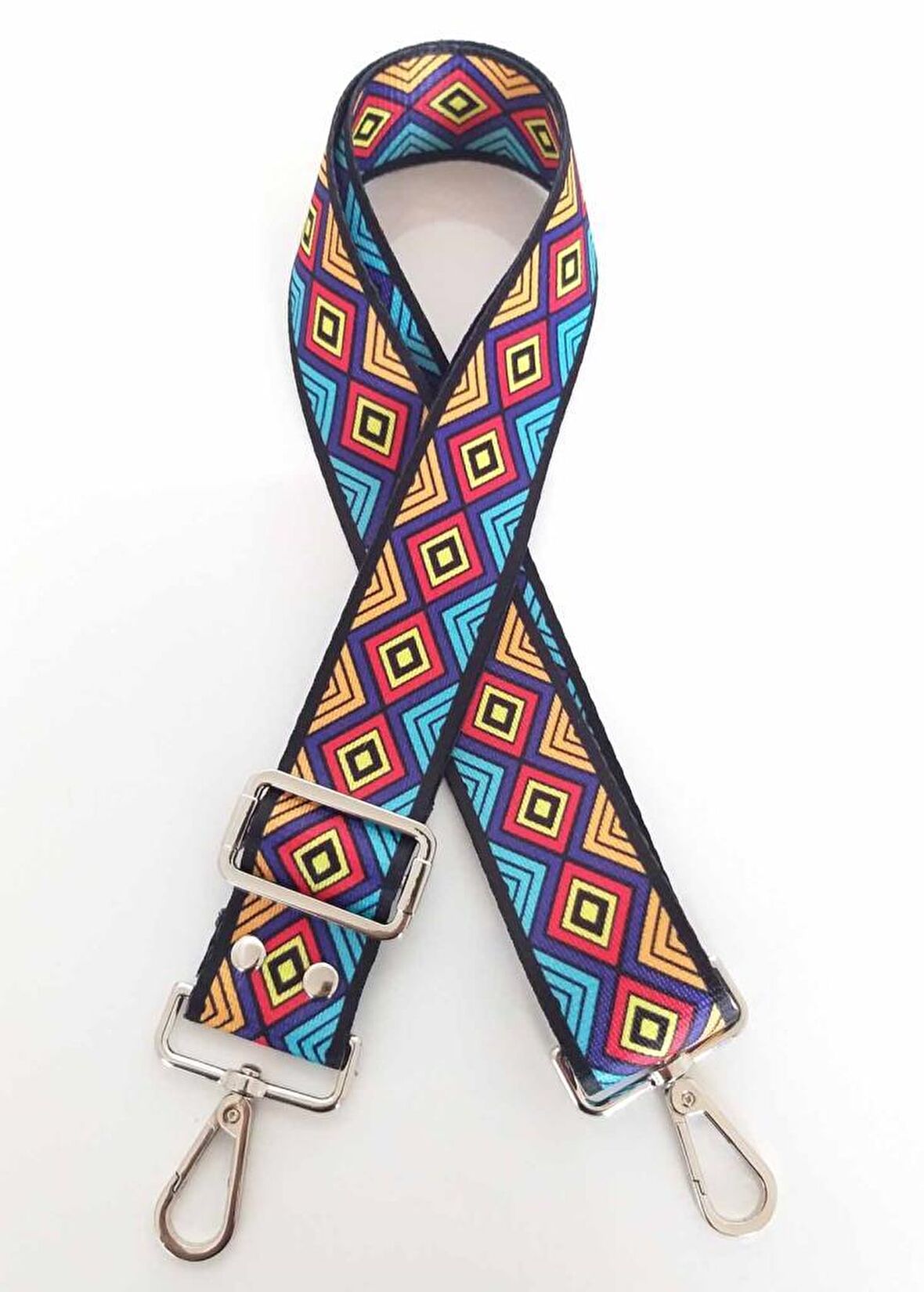 Polyester Kolon 120X4 Cm No:8 Gümüş Metalli