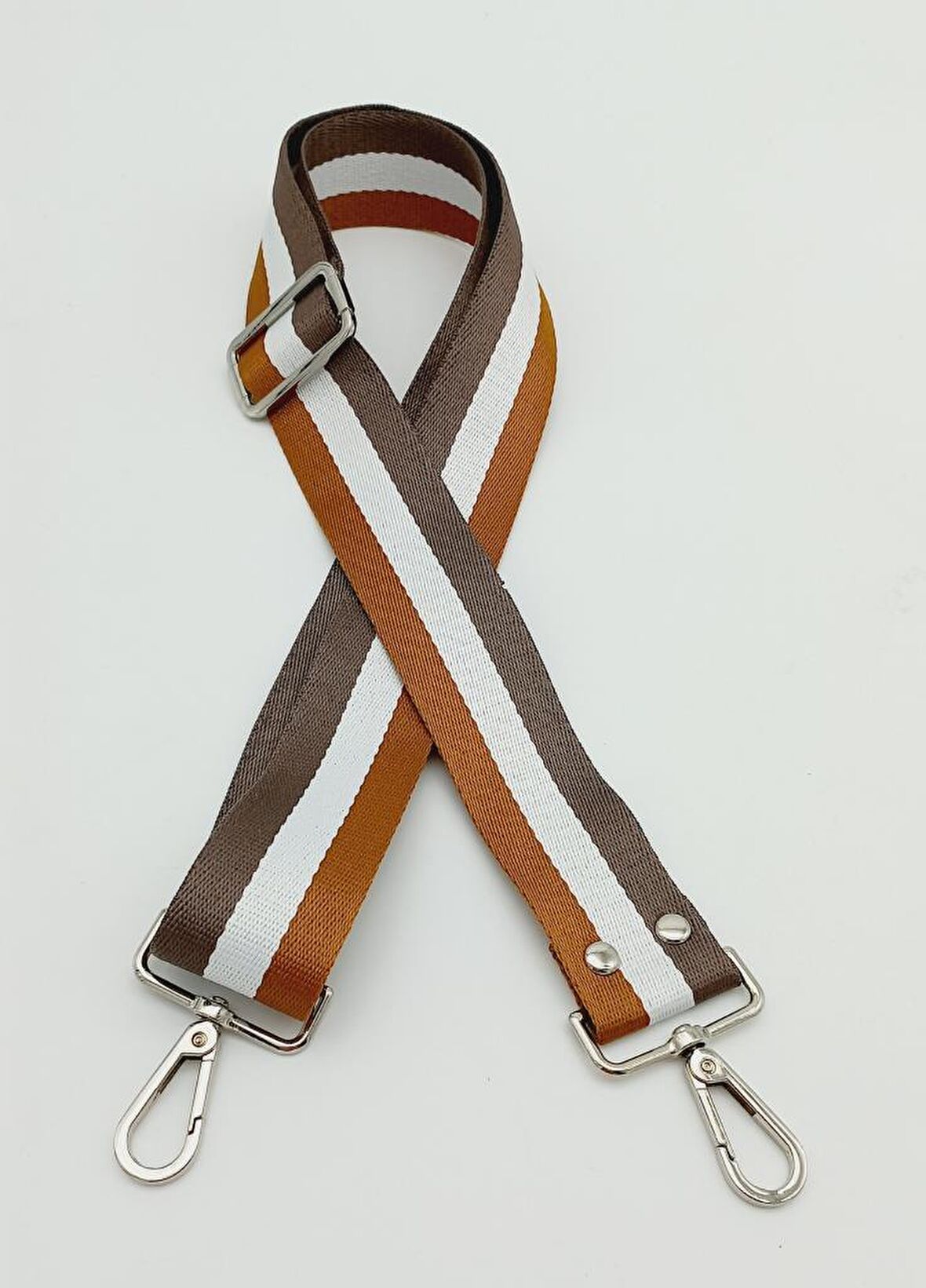 Polyester Kolon 120X4 Cm No:10 Gümüş Metalli