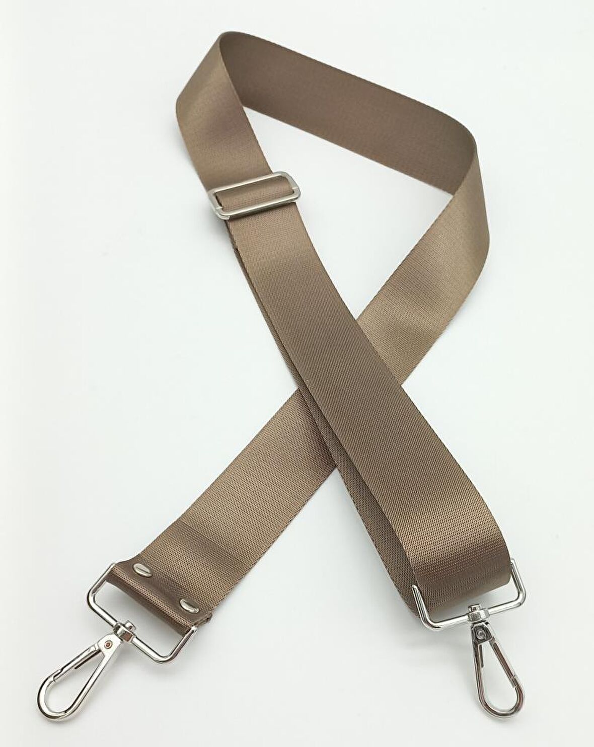 Polyester Kolon 120X4 Cm Vizon Gümüş Metalli