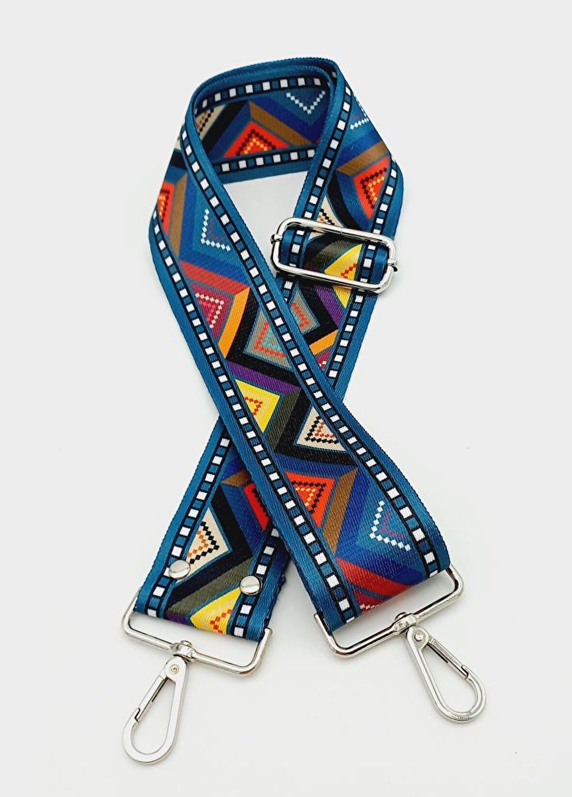 Polyester Kolon 120X5 Cm No:3 Gümüş Metalli