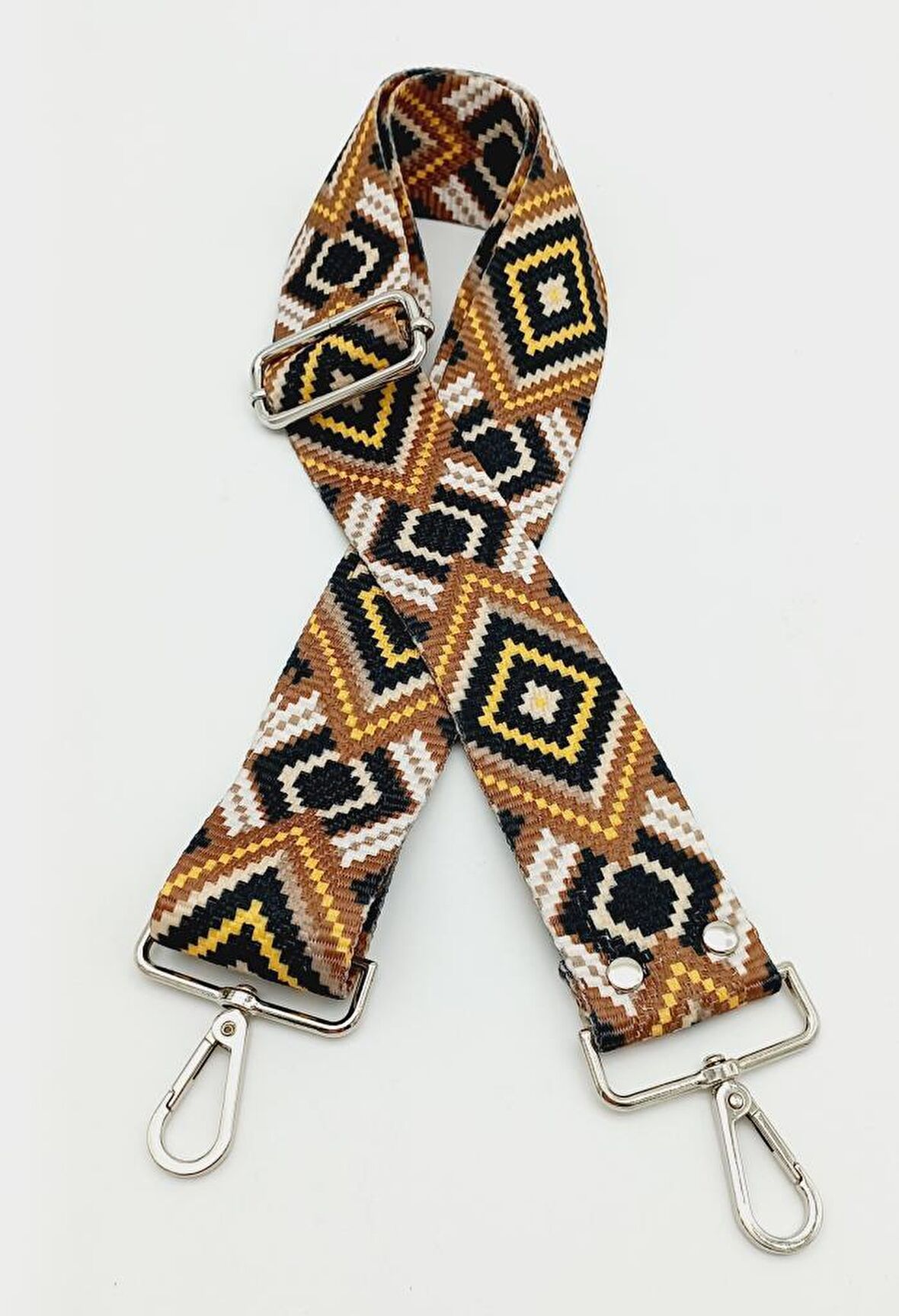 Polyester Kolon 120X5 Cm No:15 Gümüş Metalli