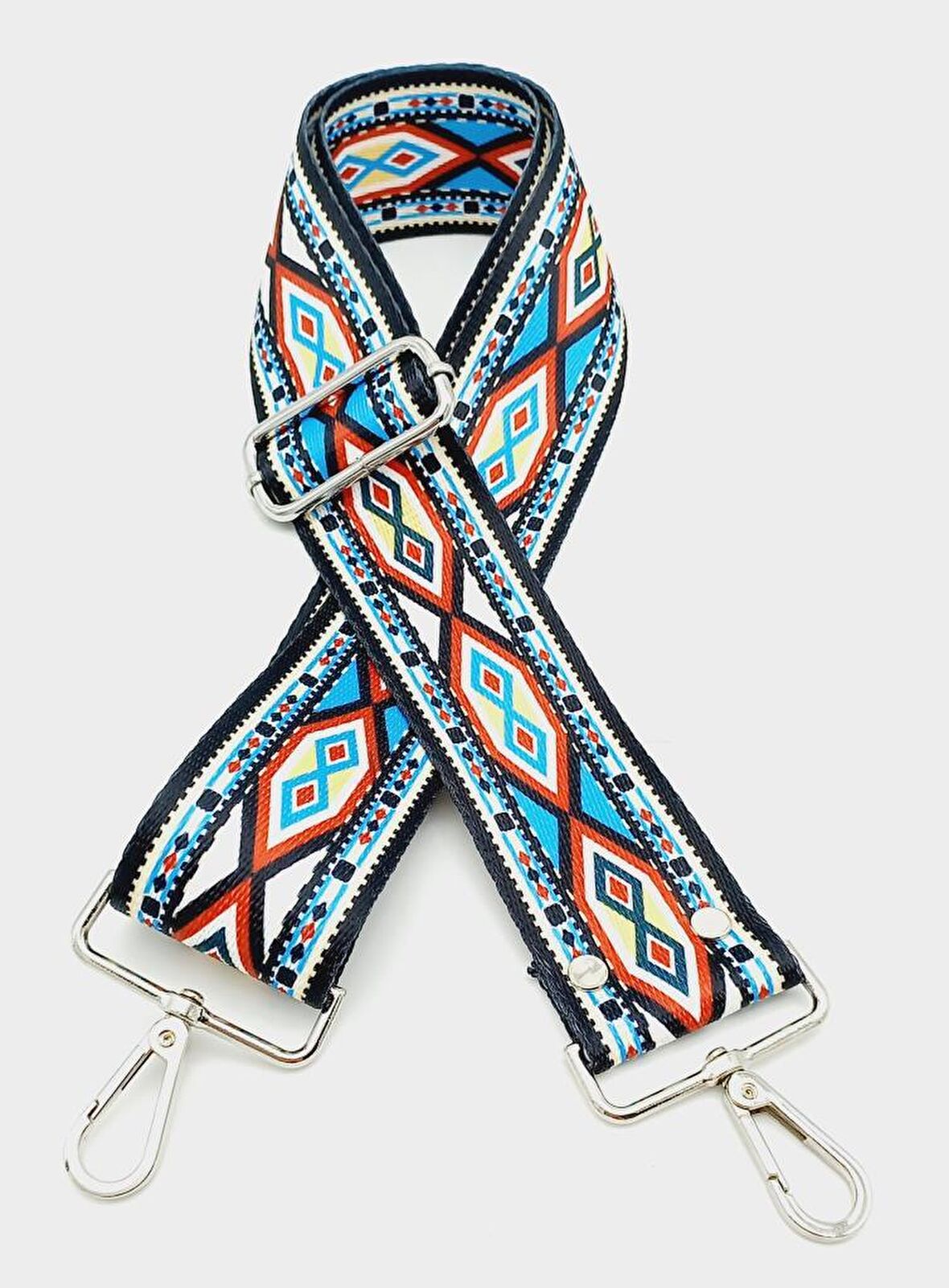 Polyester Kolon 120X5 Cm No:20 Gümüş Metalli