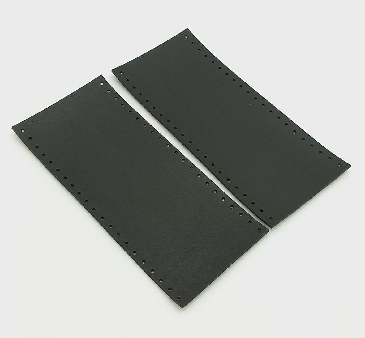 Suni Deri Tutma Sapı Siyah Simit Sap 17x7.5 Cm