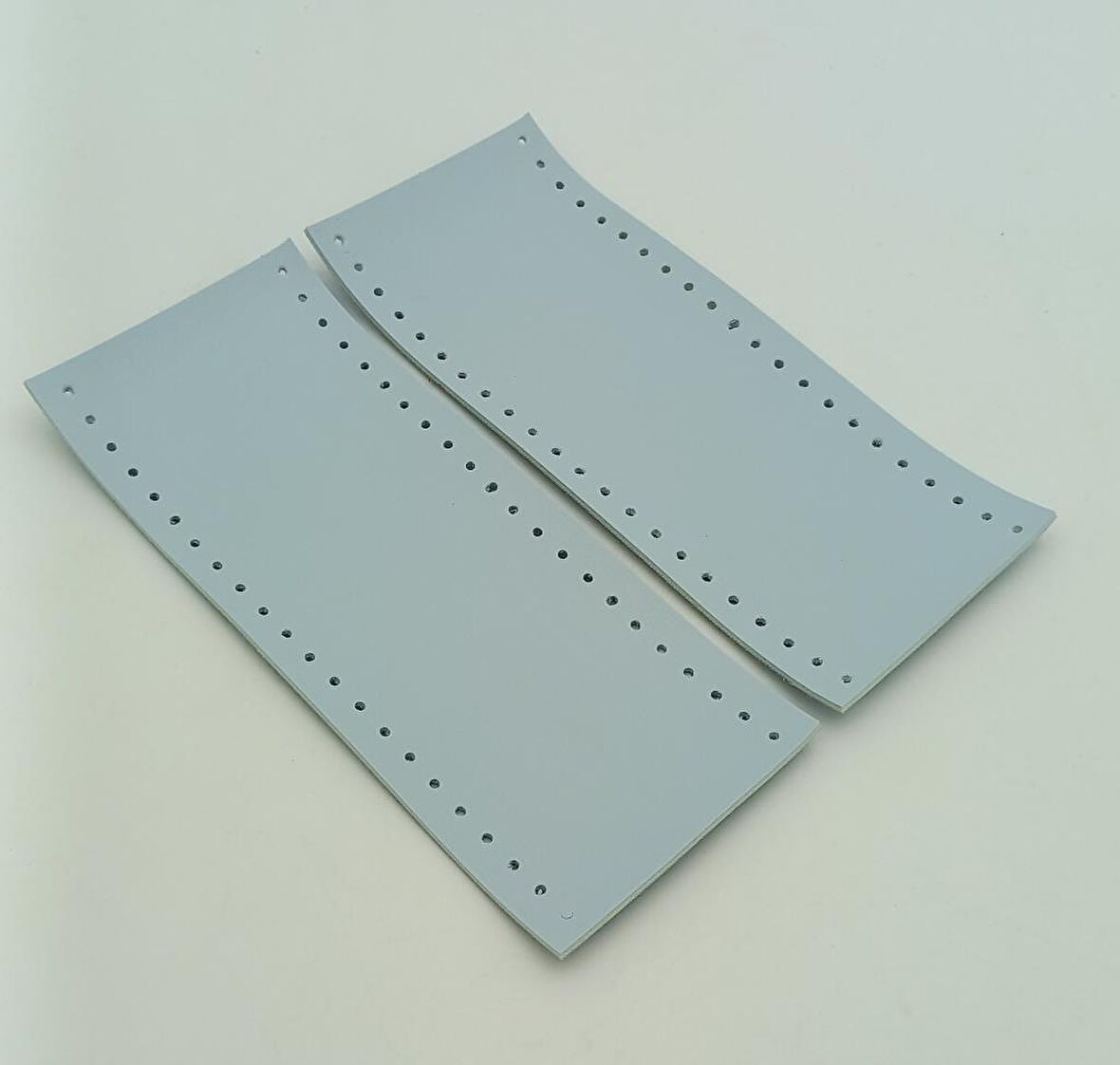 Suni Deri Tutma Sapı Bebe Mavi Simit Sap 17x7.5 Cm