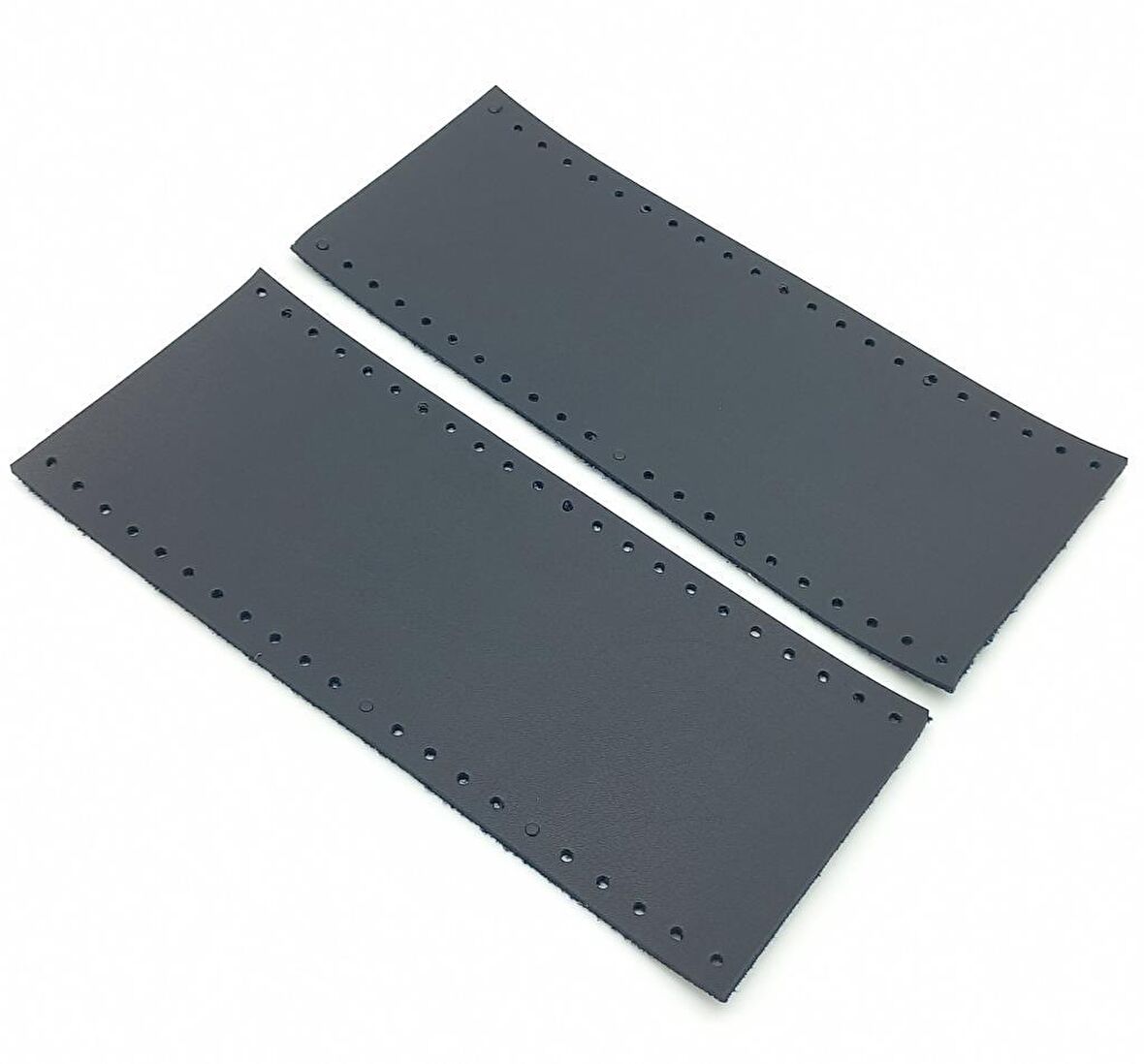 Suni Deri Tutma Sapı Lacivert Simit Sap 17x7.5 Cm