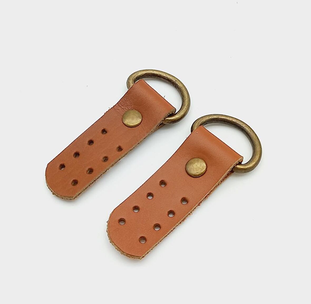 Gerçek Deri Taba Sapucu (Böce) Antik Metalli