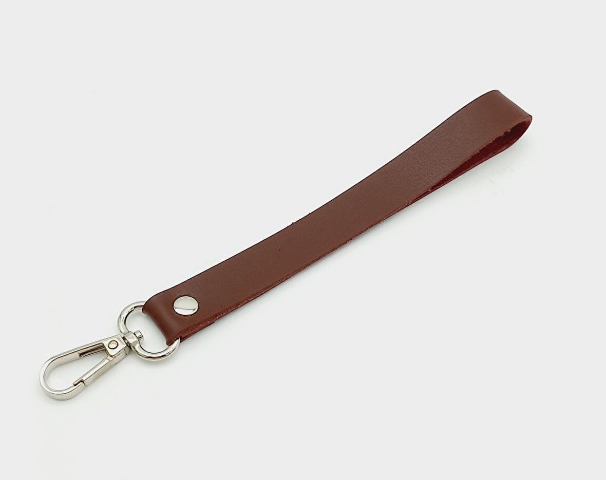 Tek Kat Suni Deri Bordo Renk Elcik Gümüş Metal