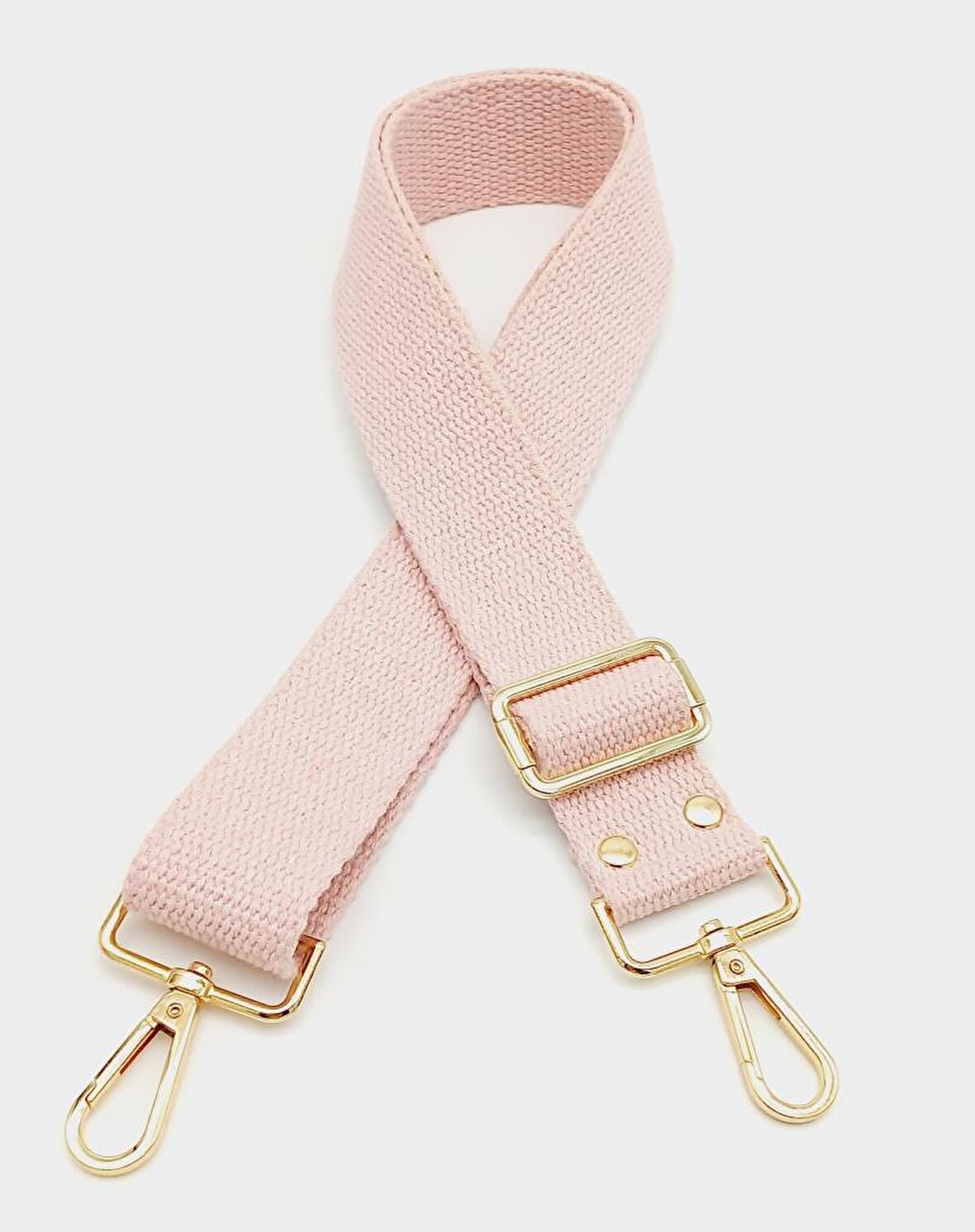 Pamuklu Kolon 120X4 Cm Light Gold Metal Pembe