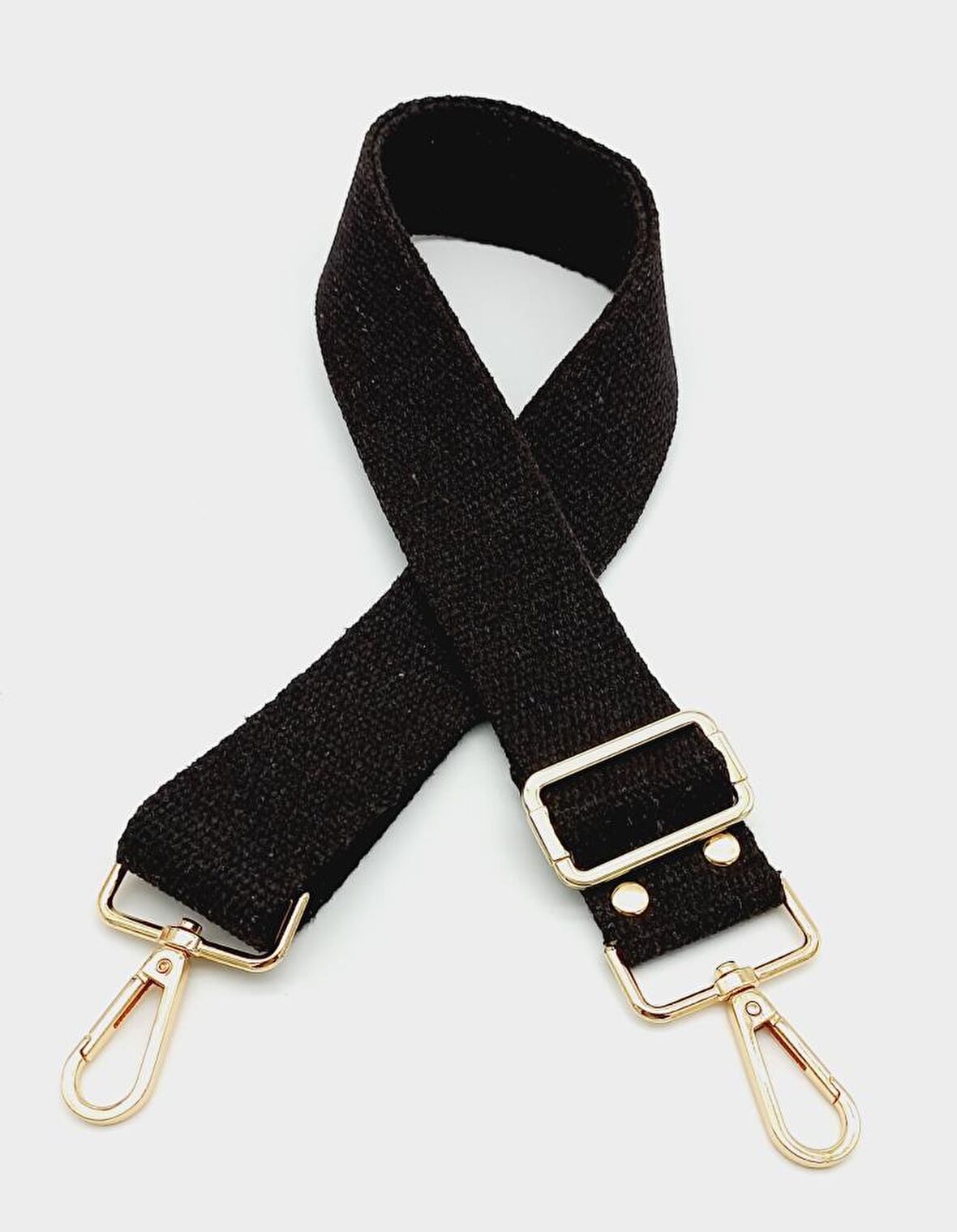 Pamuklu Kolon 120X4 Cm Light Gold Metal Kahverengi