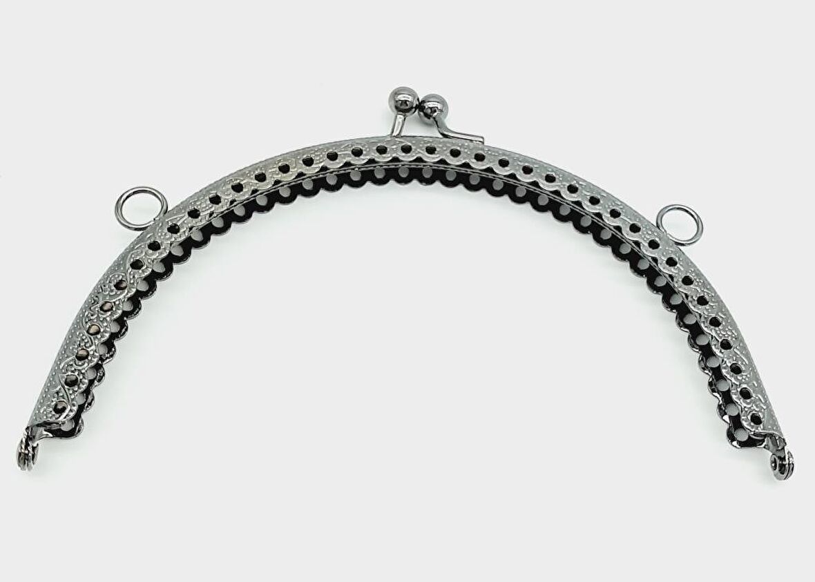 Oval Cüzdan Klipsi 16 Cm Füme Renk