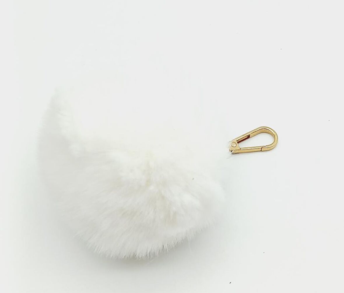 Kırık Beyaz Renk Ponpon