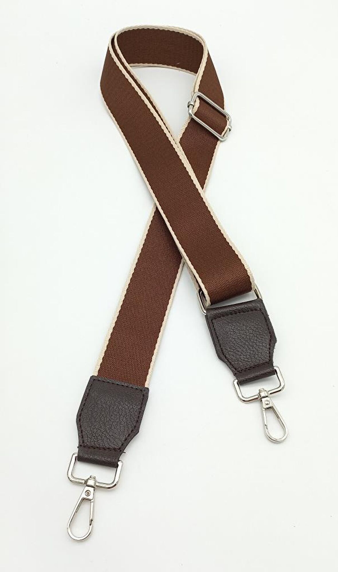 Suni Derili Polyester Kolon 120X4 Cm No:1 Gümüş Metalli