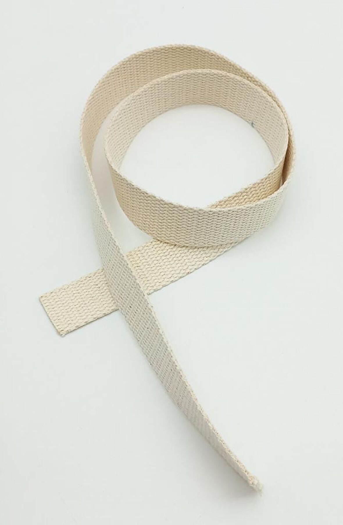 3 Cm Pamuklu Kolon 1 Metre Krem Renk