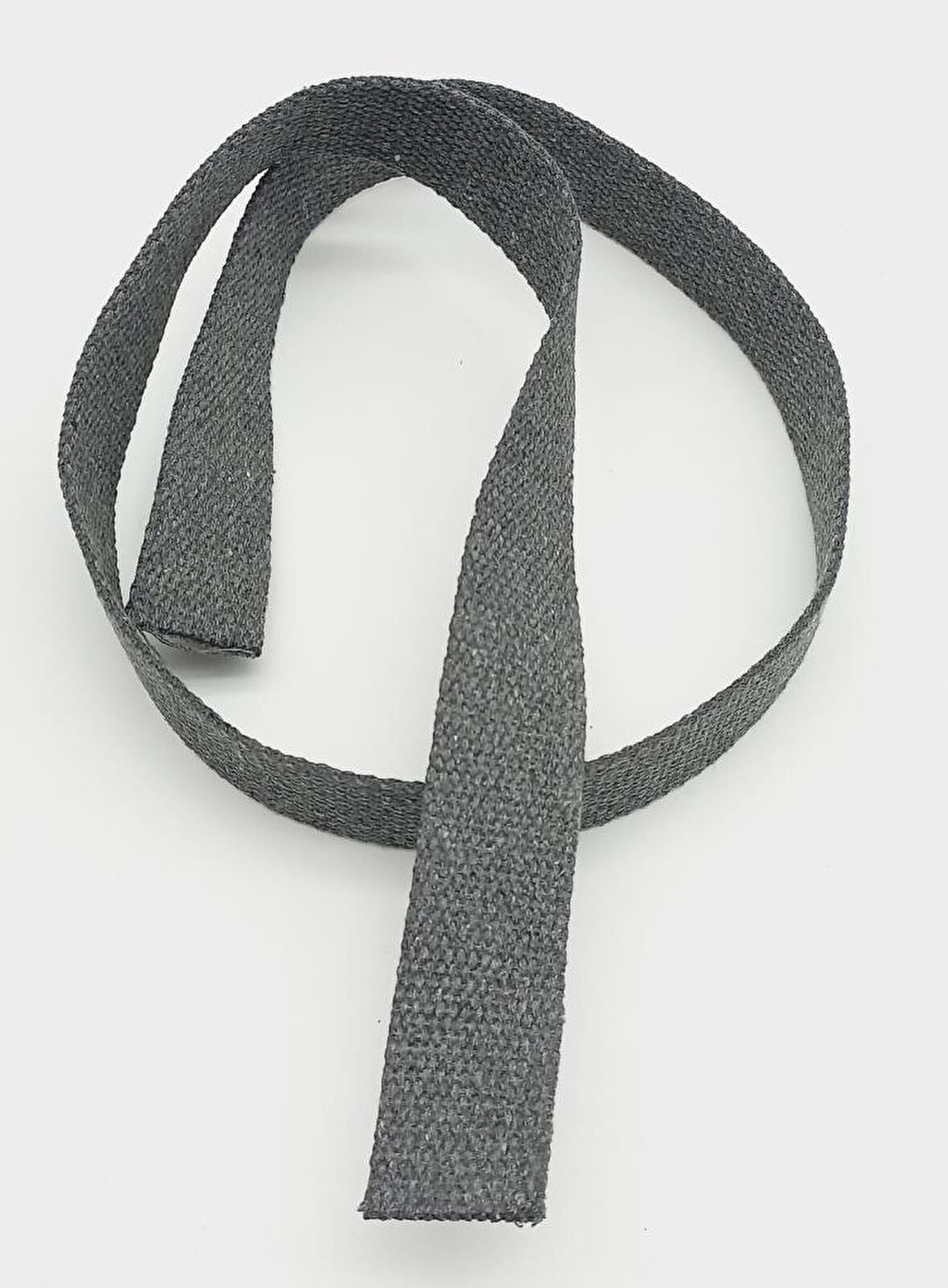 3 Cm Pamuklu Kolon 1 Metre Koyu Gri Renk