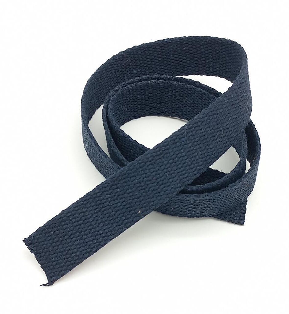 3 Cm Pamuklu Kolon 1 Metre Lacivert Renk