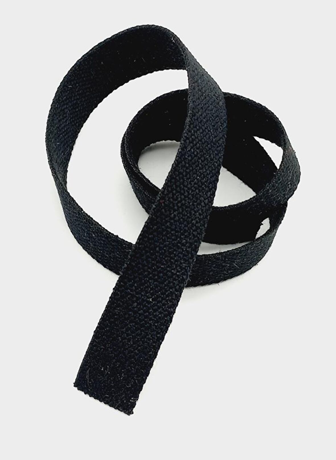 3 Cm Pamuklu Kolon 1 Metre Siyah Renk